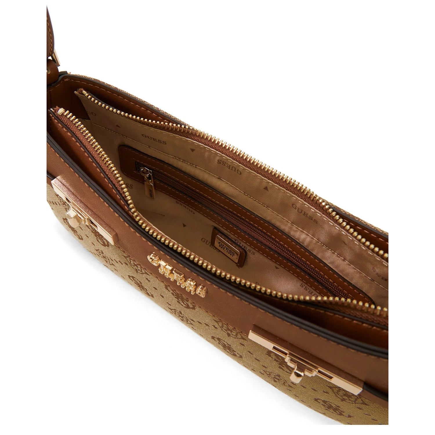Guess Melinde Schultertasche Braun