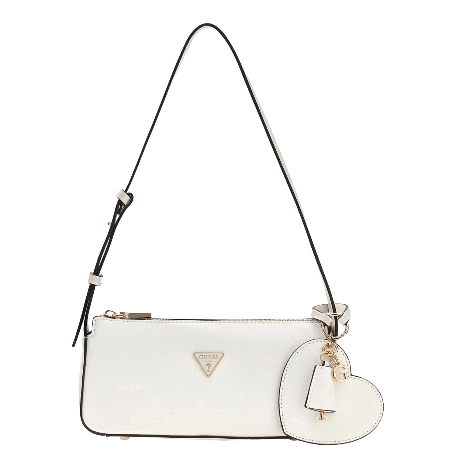 Guess Isobel Mini Schultertasche Weiß