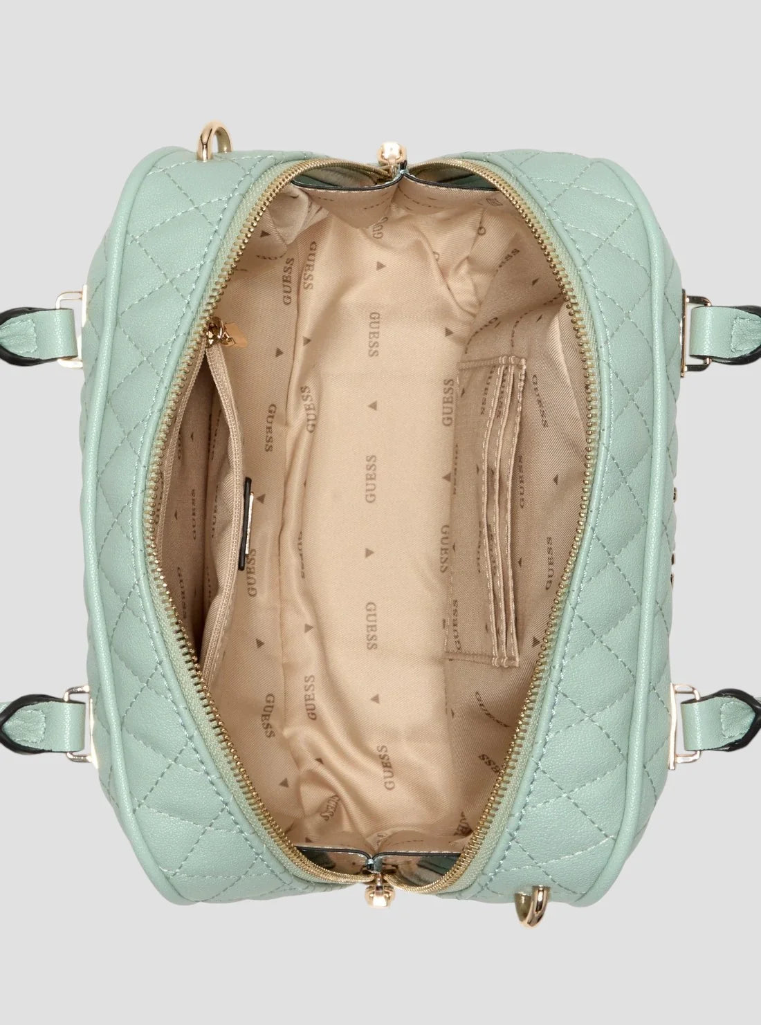 Guess Atabey Box Satchel Handtasche Yellow
