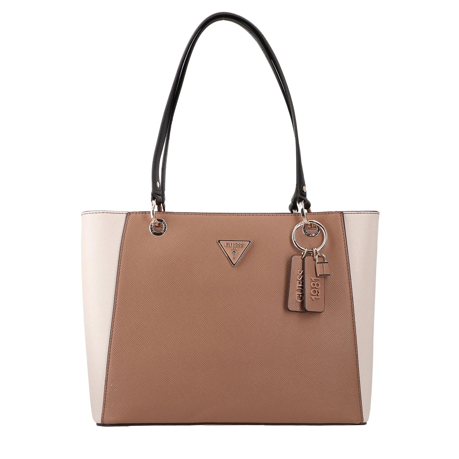 Guess Noelle II Handtasche Taupe/Creme