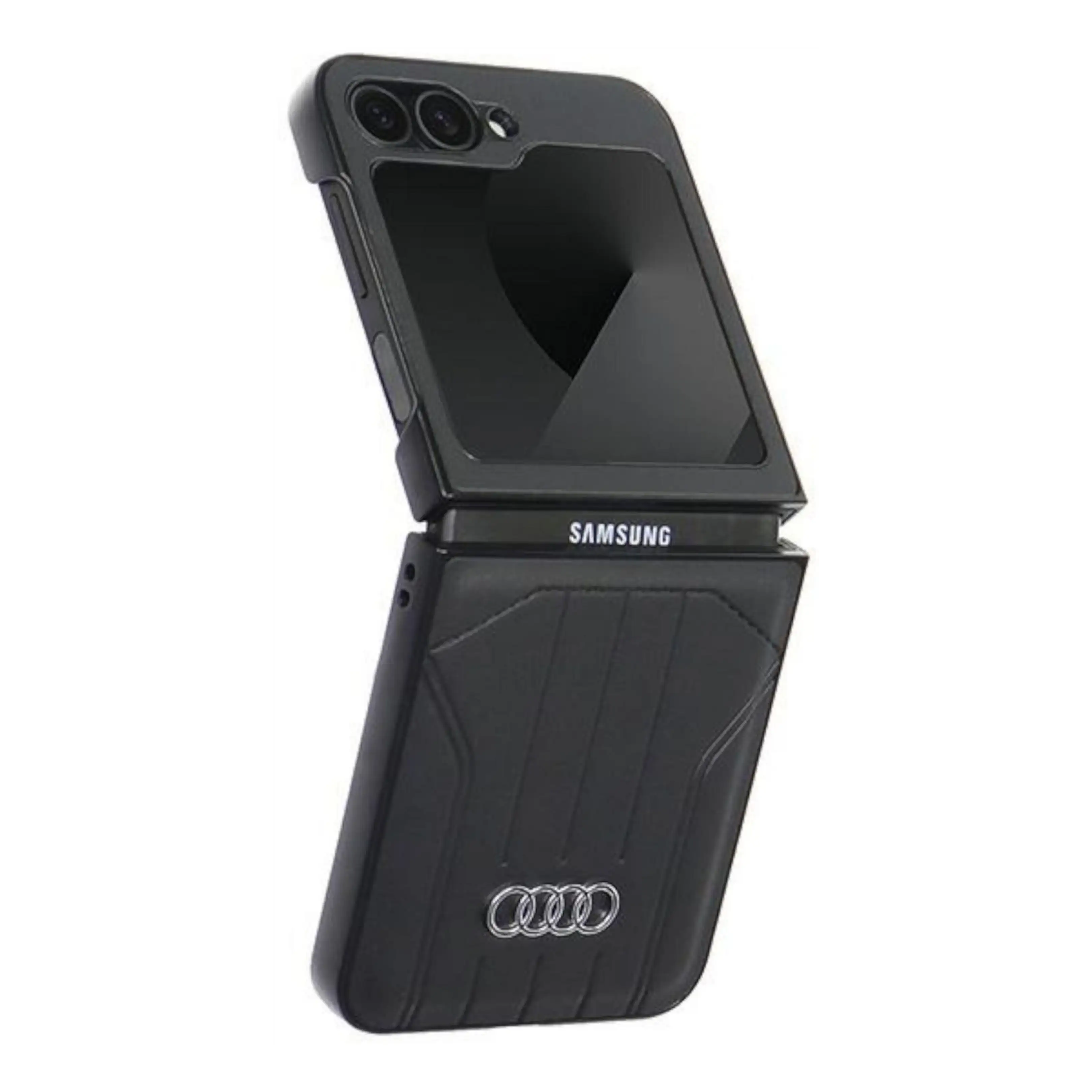 Audi Synthetic Leder MagSafe Hülle für Samsung Galaxy Z Flip 6 / Flip7 FE