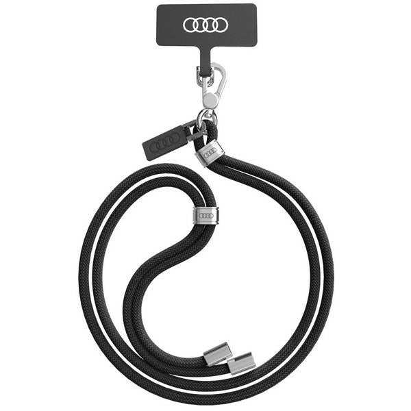 Audi Handykette Abnehmbarer Crossbody-Gurt Schwarz