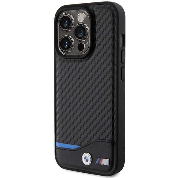 BMW Carbon Blue Stripe Case