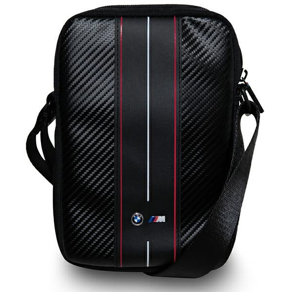 BMW Carbon Blue Stripes Umhängetasche Handytasche 8 Zoll