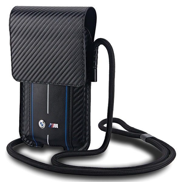 BMW Carbon Red Stripes Handytasche