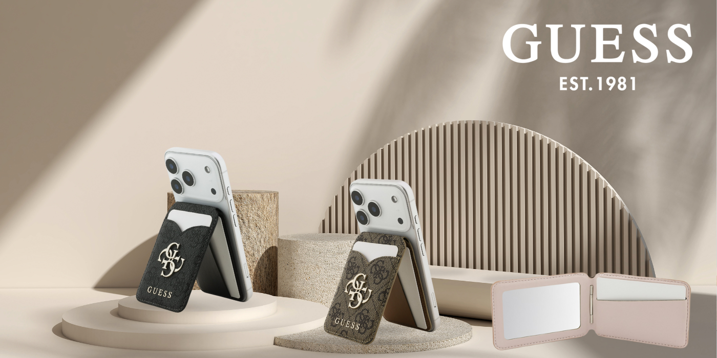 Guess 4G MagSafe Spiegel Wallet + Kartenhalter