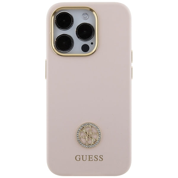 Guess 4G Strass Metal Logo Case