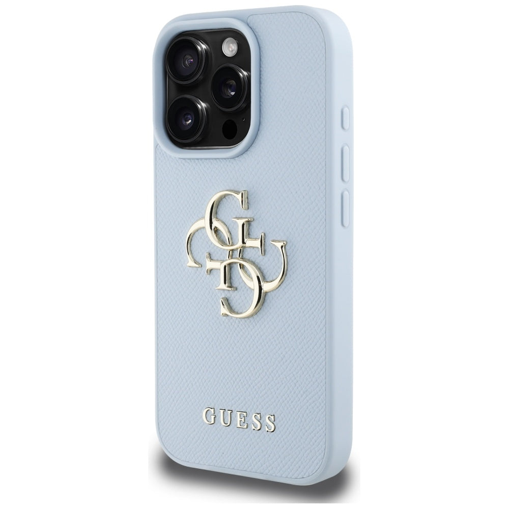 Guess 4G Big Metal Logo Grained Case