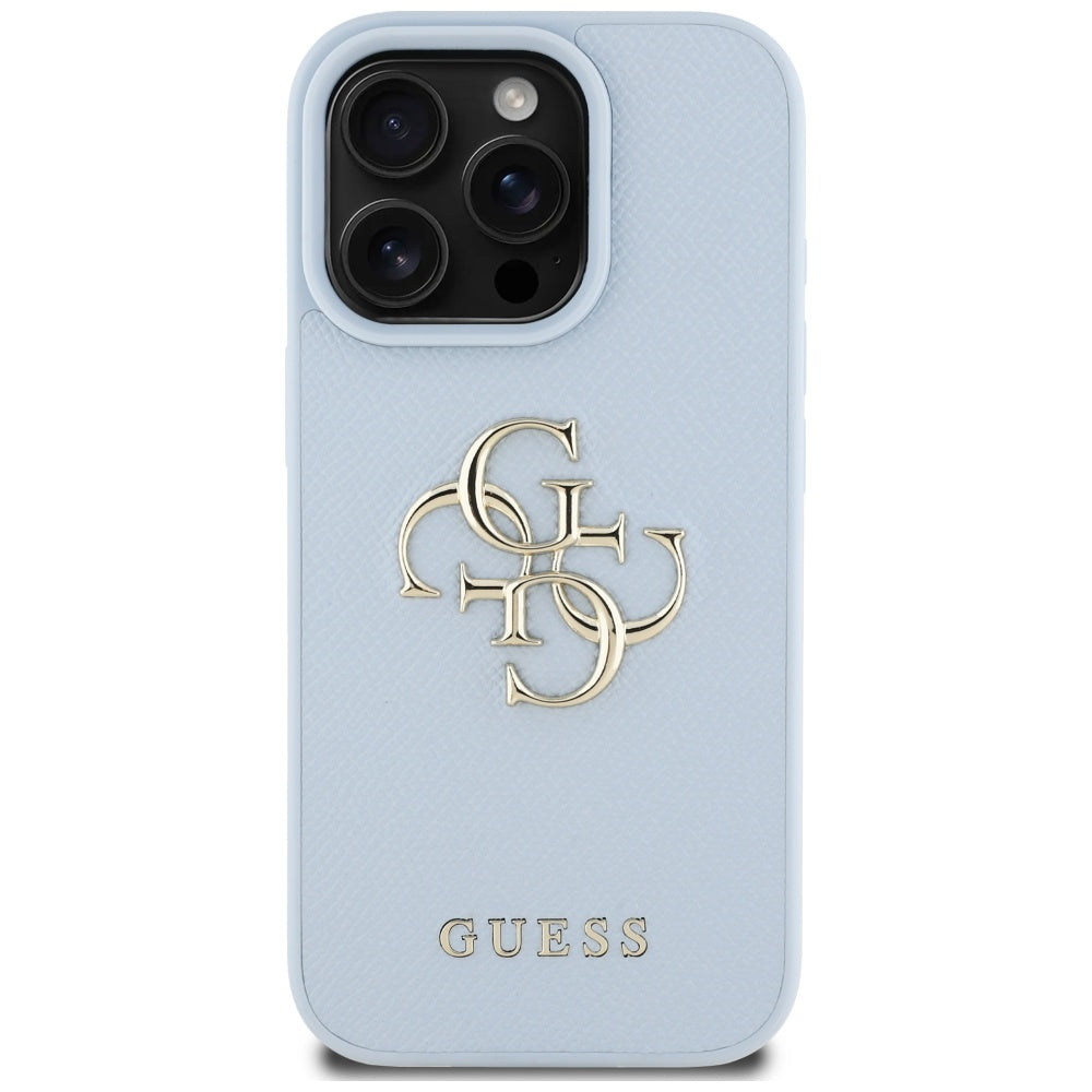 Guess 4G Big Metal Logo Grained Case