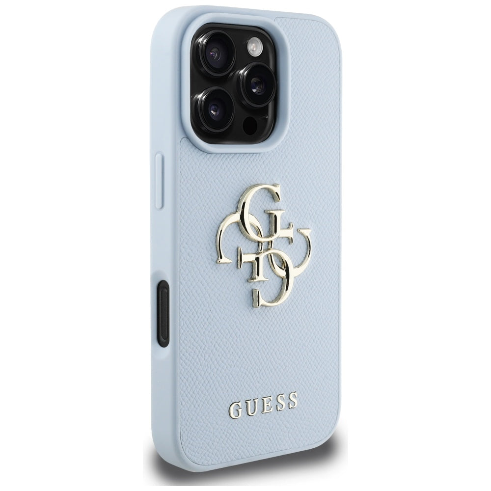 Guess 4G Big Metal Logo Grained Case