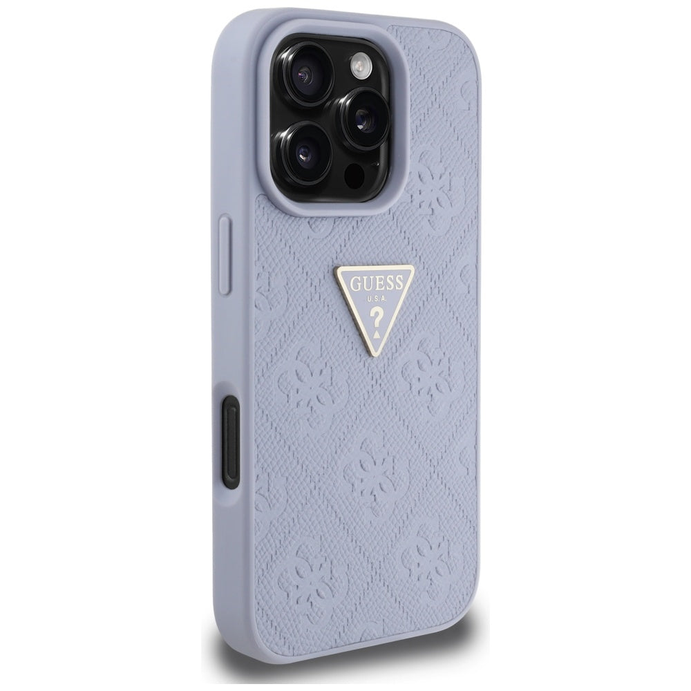 Guess 4G Pattern Triangle iPhone Hülle Flieder