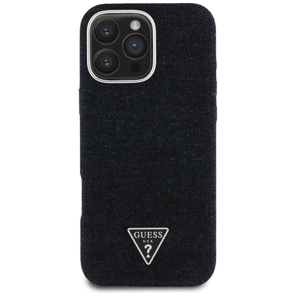 Guess Denim Triangle MagSafe Case
