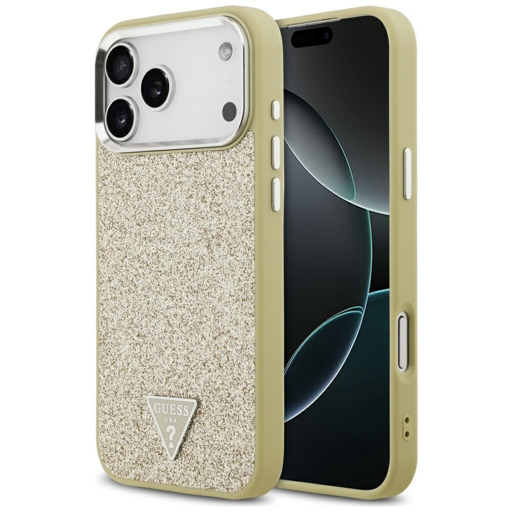Guess Glitter Triange MagSafe iPhone Hülle