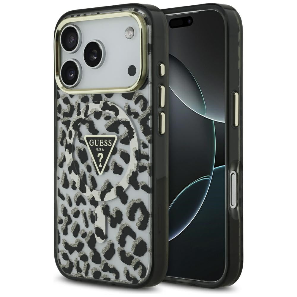 Guess Leopard Glitter iPhone Hülle