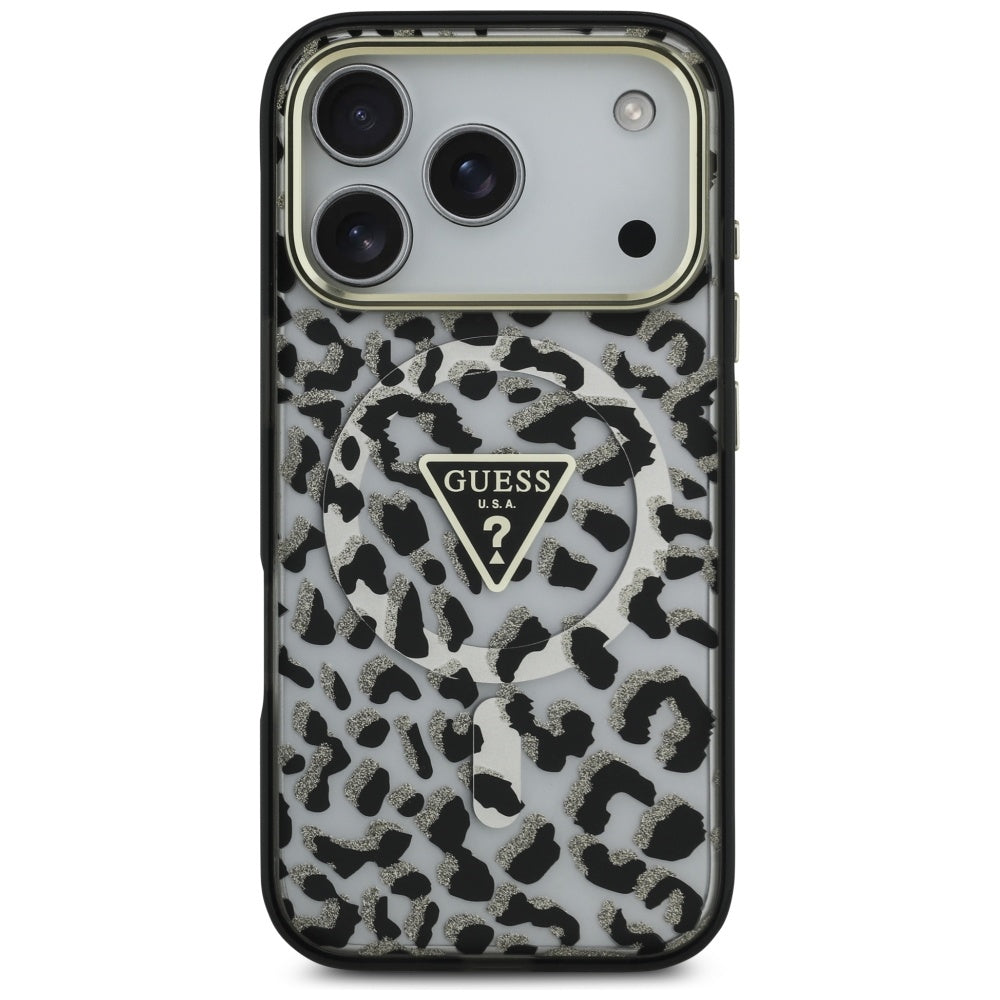 Guess Leopard Glitter iPhone Hülle