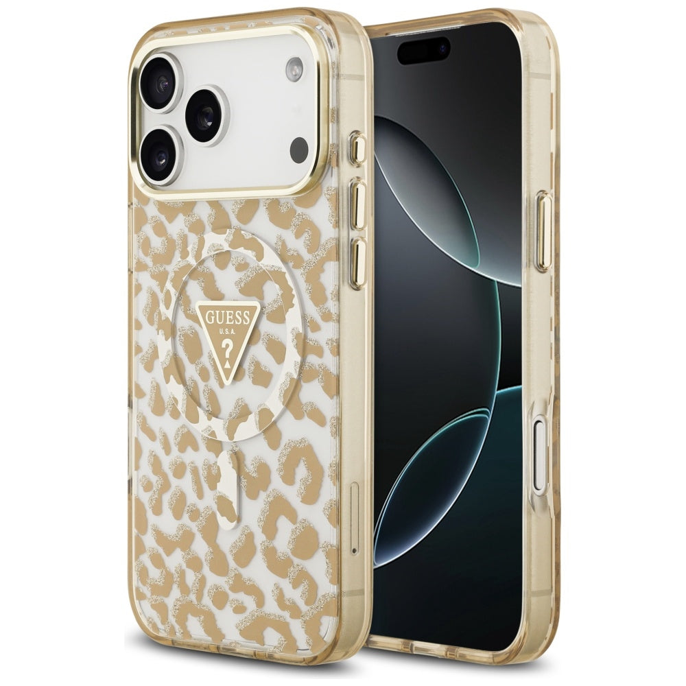 Guess Leopard Glitter iPhone Hülle