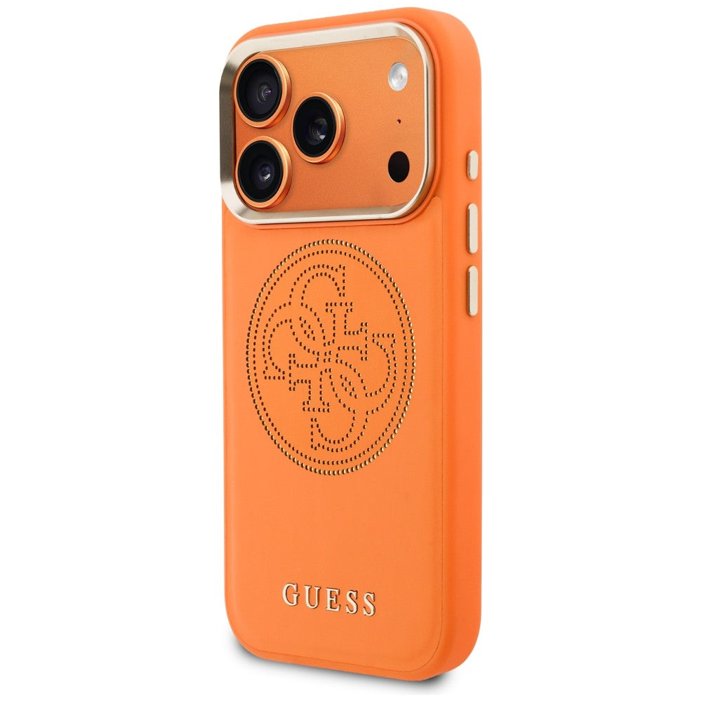 Guess 4G Perforated MagSafe iPhone Hülle Orange