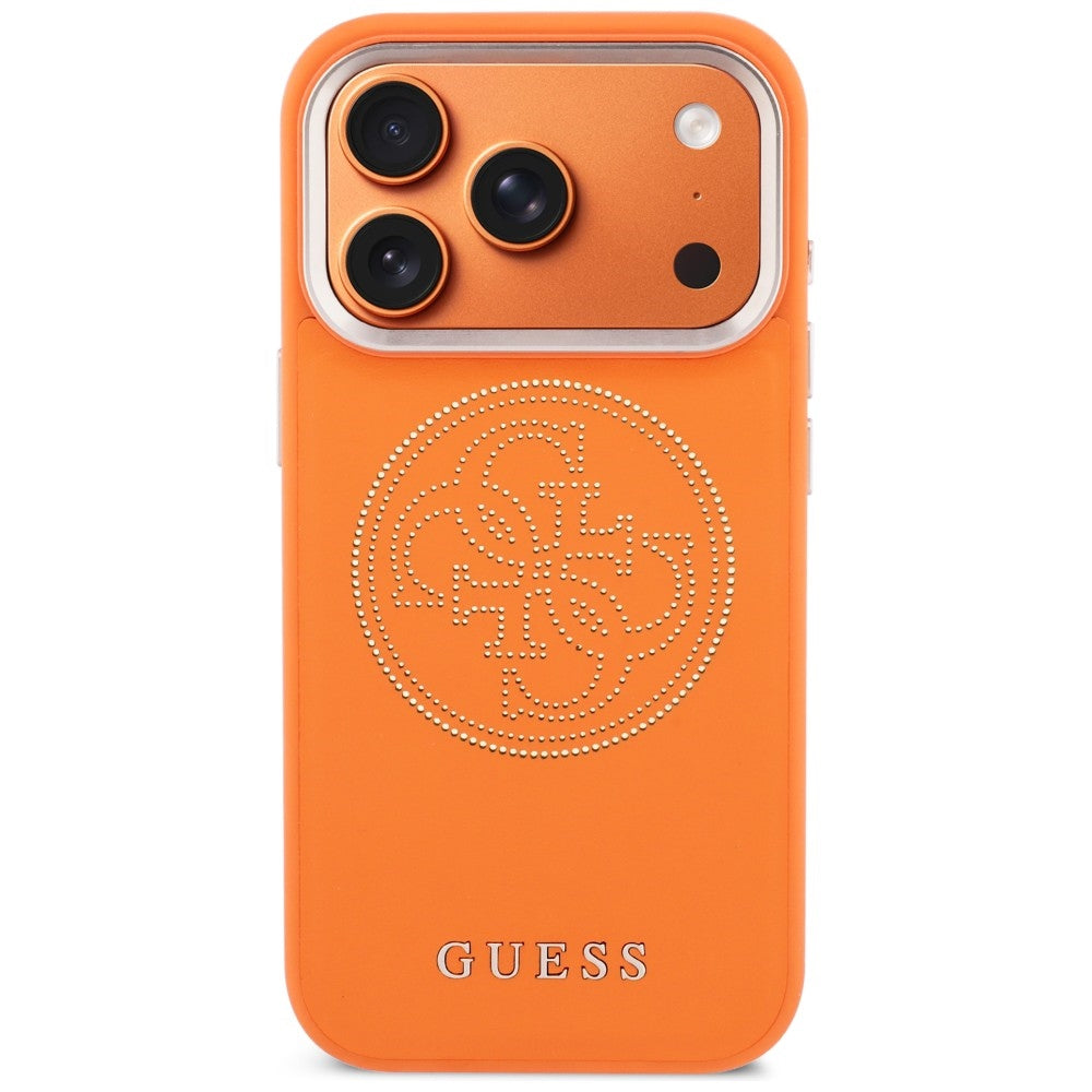 Guess 4G Perforated MagSafe iPhone Hülle Orange