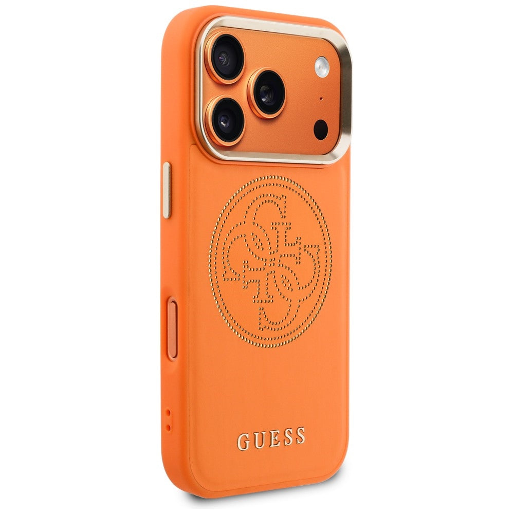 Guess 4G Perforated MagSafe iPhone Hülle Orange