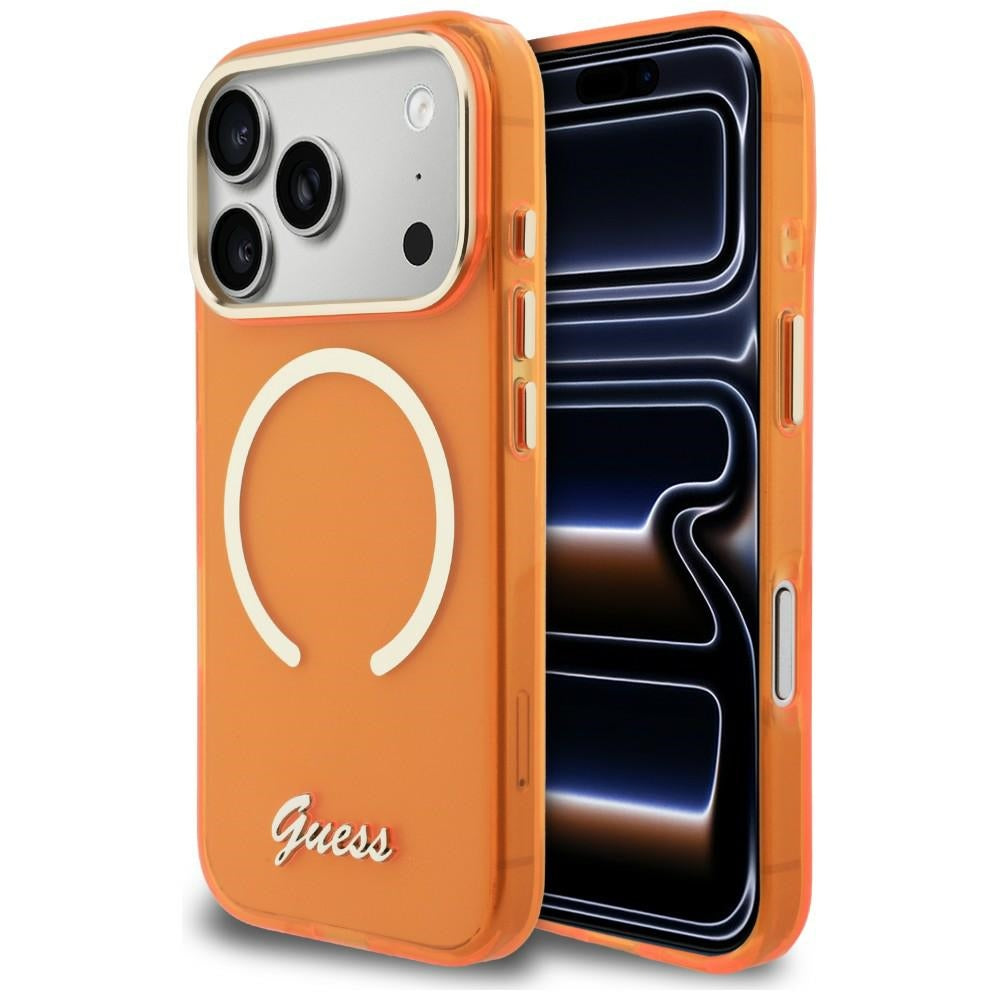 Guess MagSafe iPhone Hülle Orange