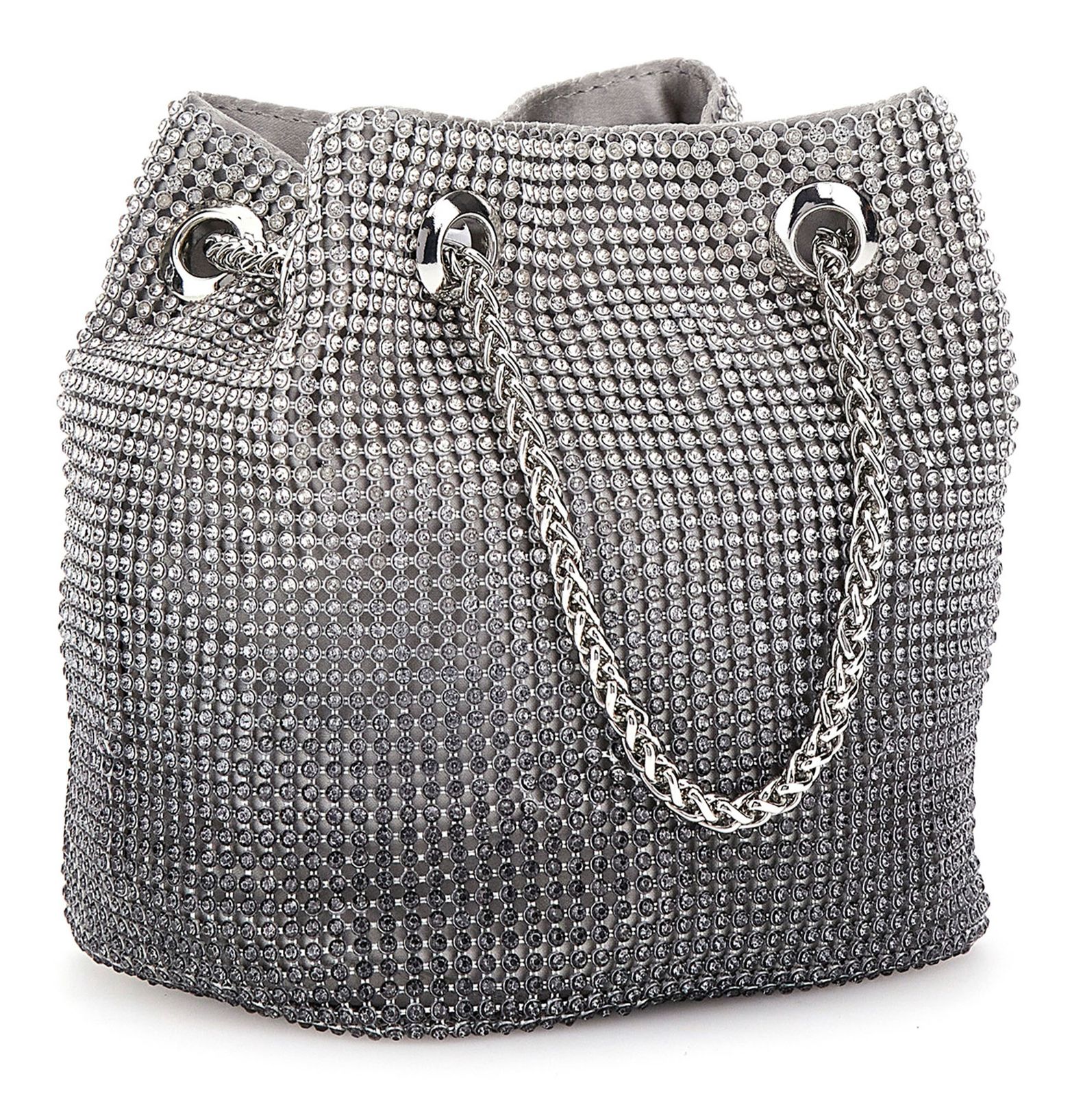 Guess Zalina Pouch Schultertasche Silber