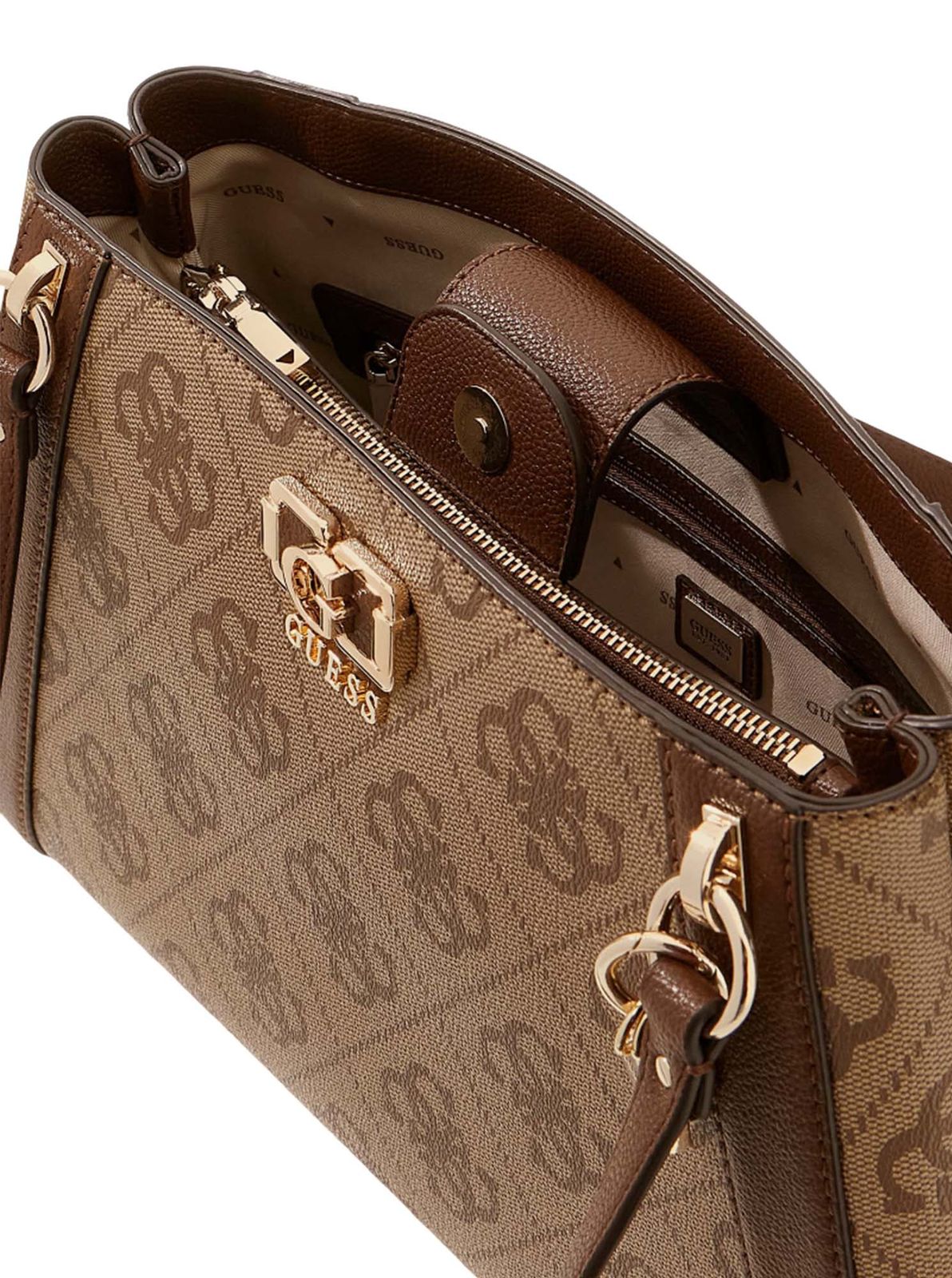 Guess Karnilla Girlfriend Carryall Schultertasche Grau