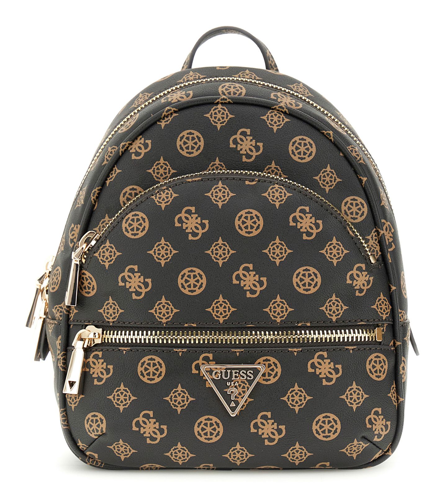 Guess Manhattan II Rucksack Mocha Logo