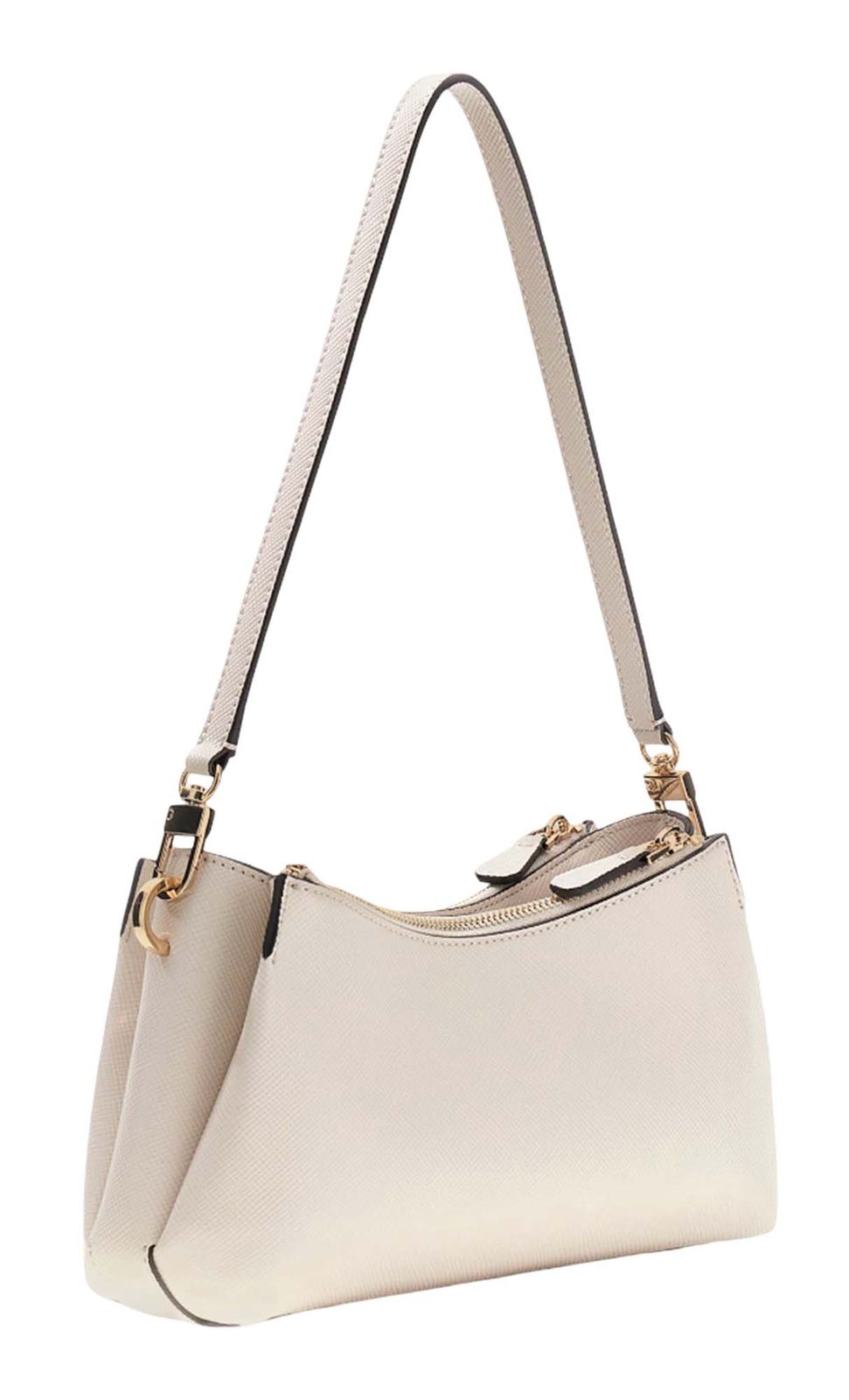 Guess Noelle II 3 Comp Schultertasche Beige