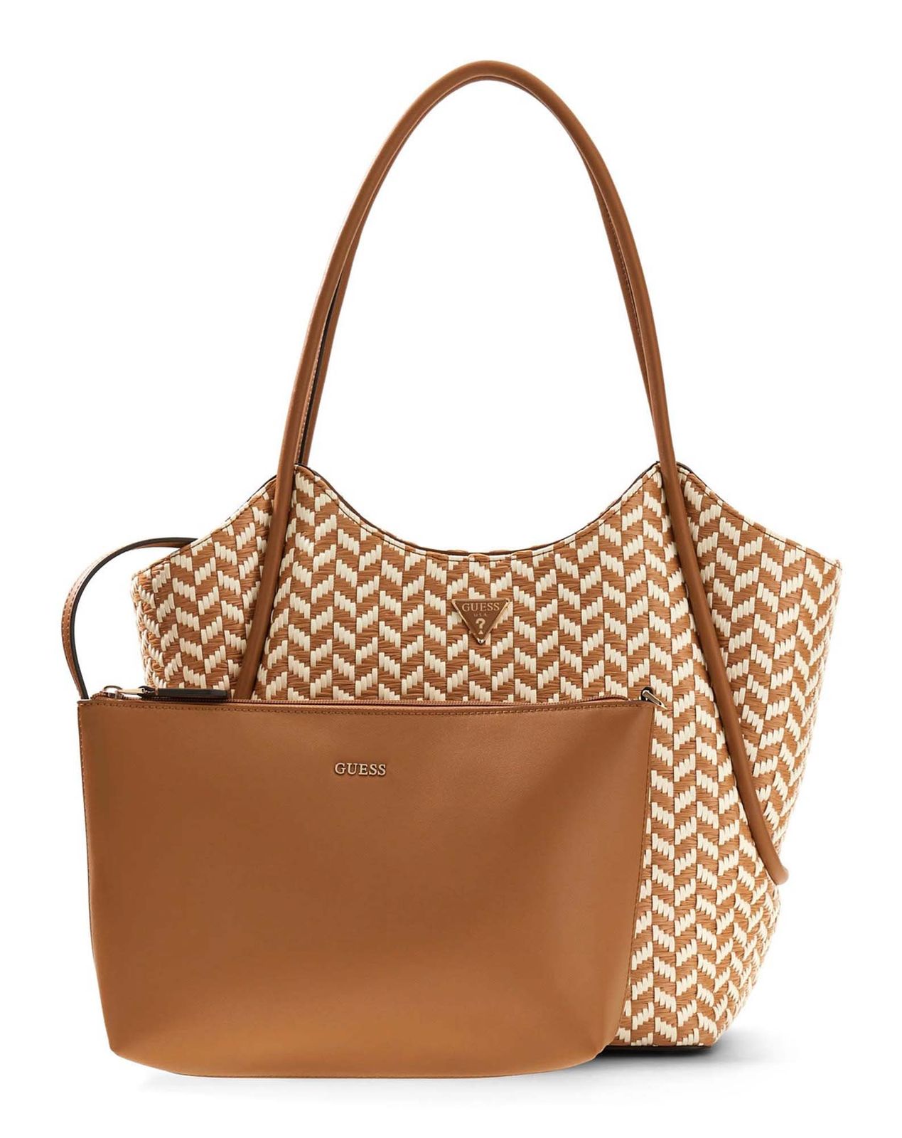 Guess Tessi 2 in 1 Handtasche Cognac