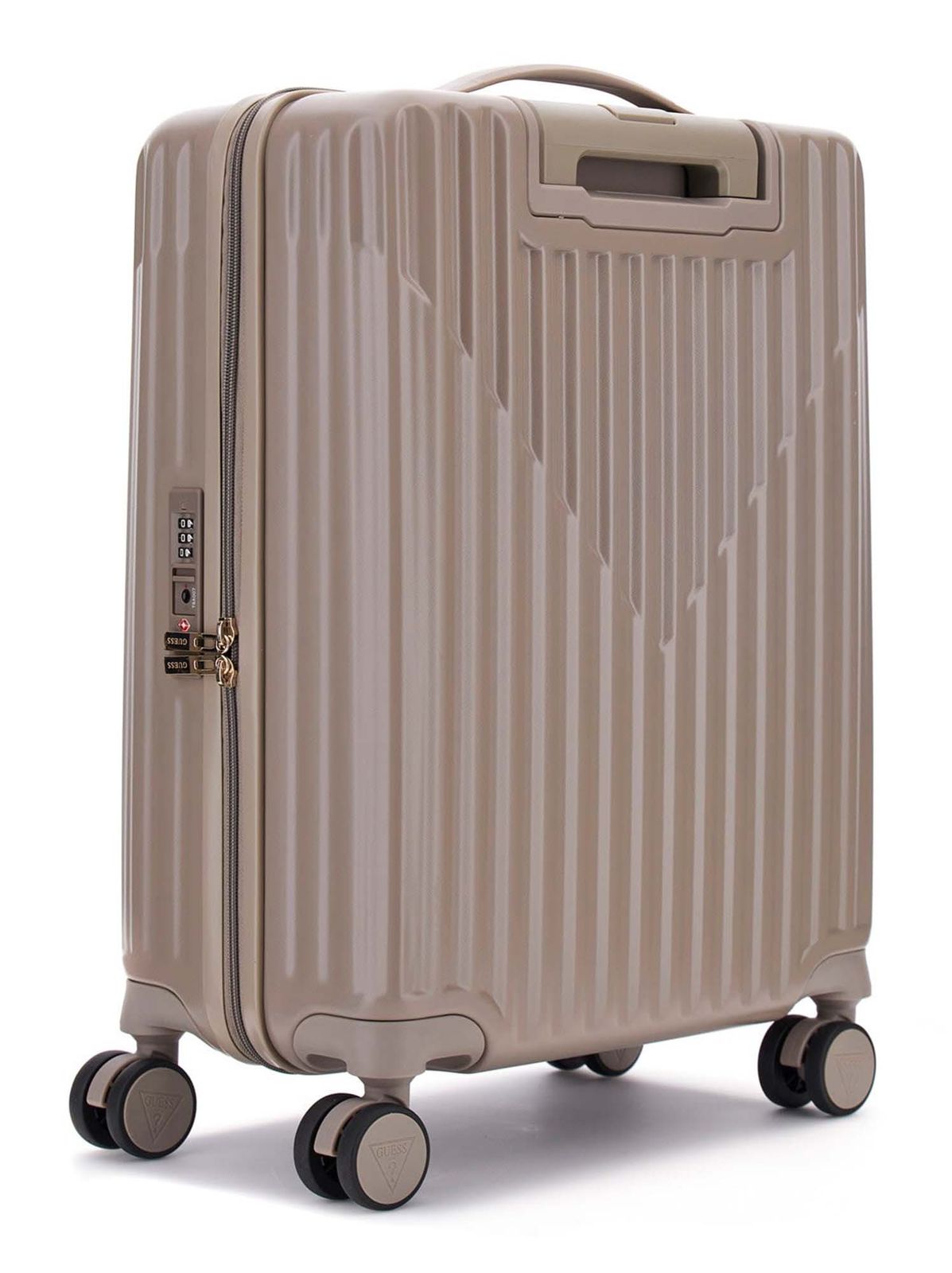 Guess Centennial 18 In 8-Wheeler 40L Light Coffee