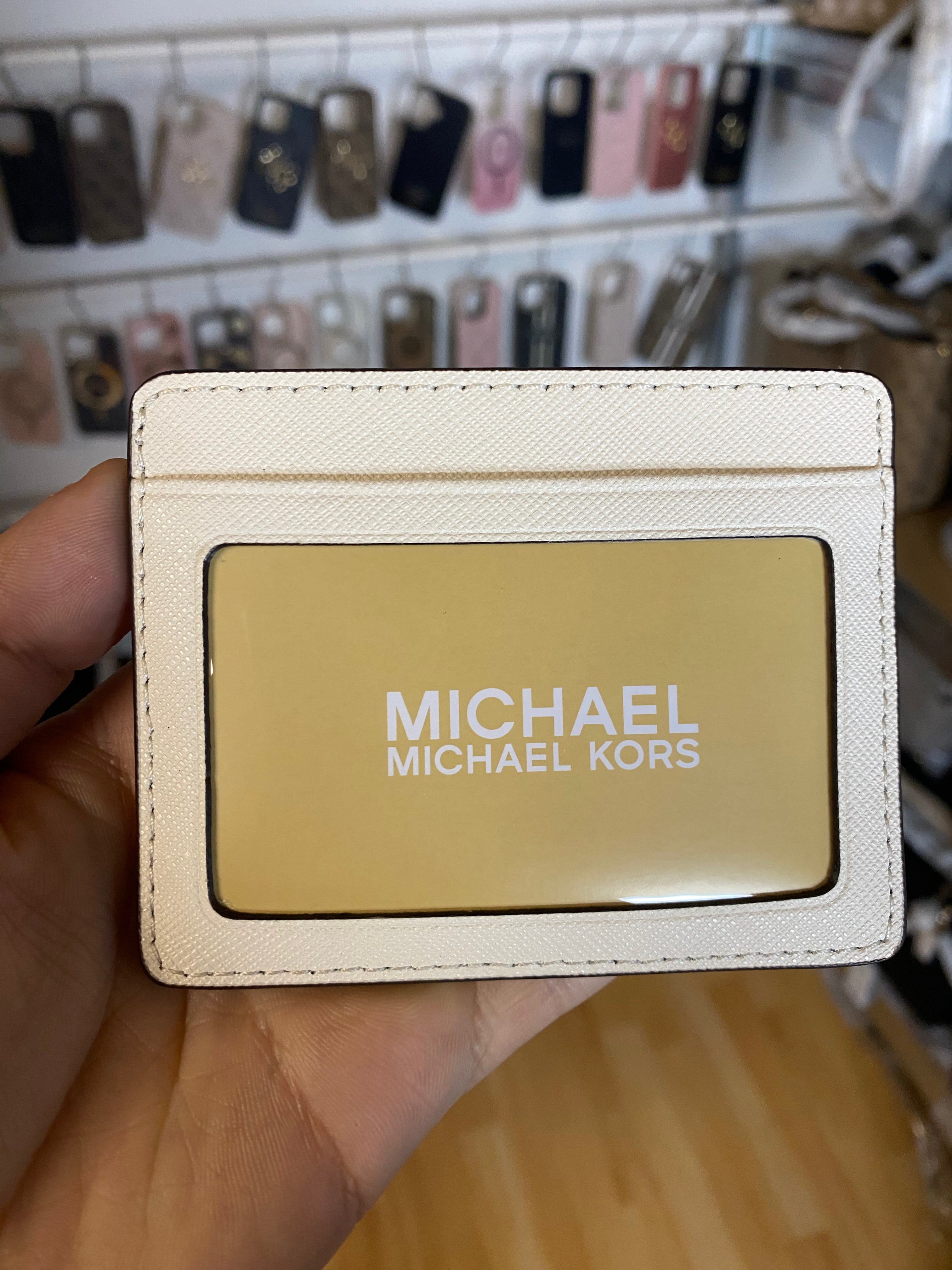 Michael Kors Jet Set Travel Kartenhalter Creme