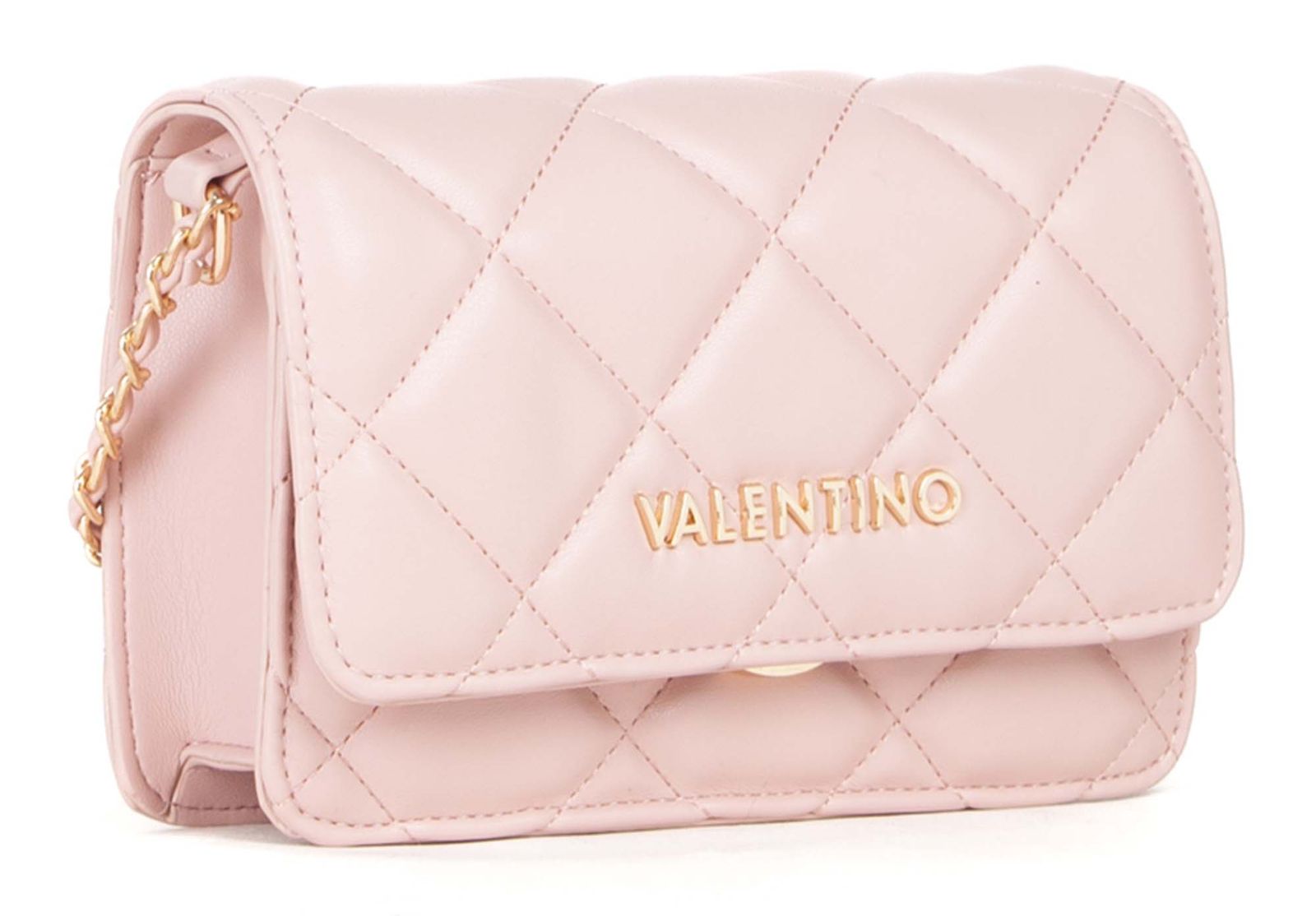 Valentino gesteppte Schultertasche rosa