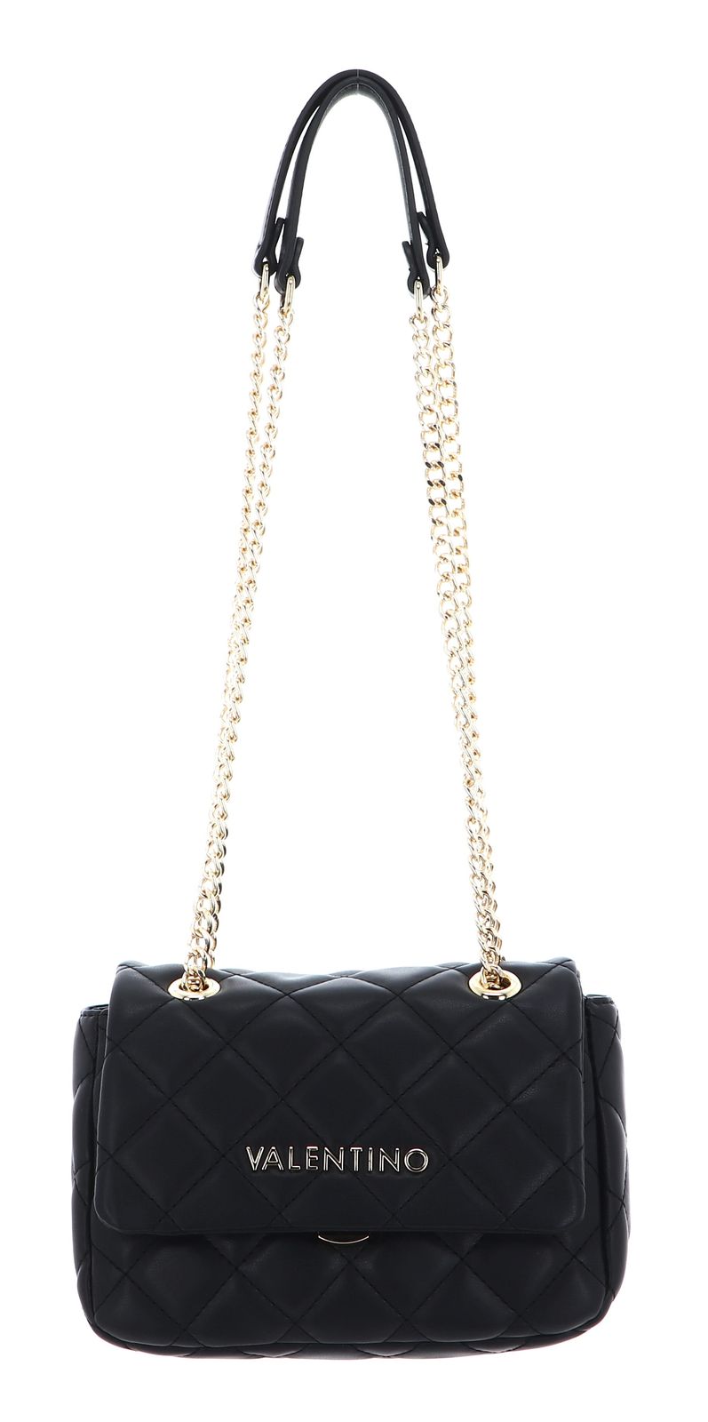 Valentino gesteppte Schultertasche schwarz