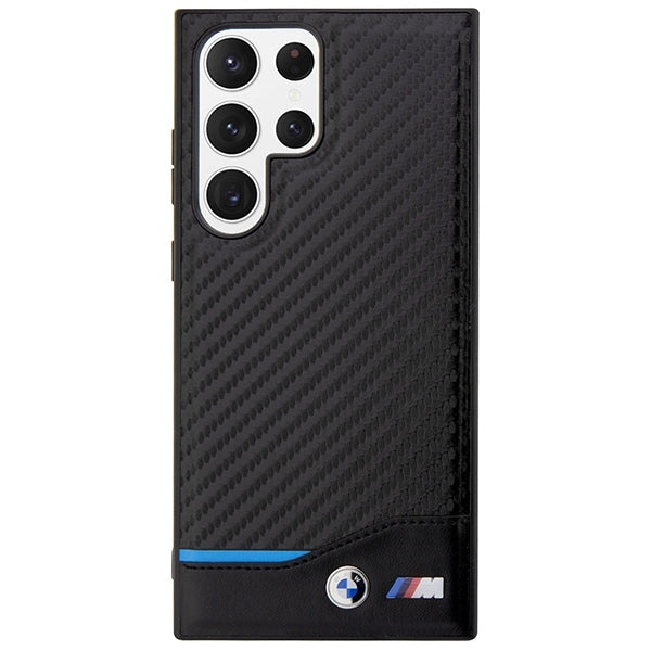 BMW Samsung Carbon Blue Stripe Case