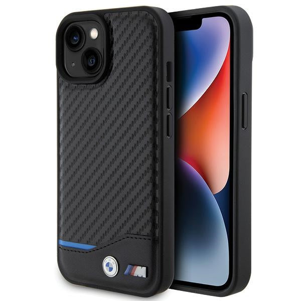 BMW Carbon Blue Stripe Case