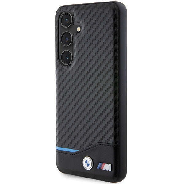 BMW Samsung Carbon Blue Stripe Case