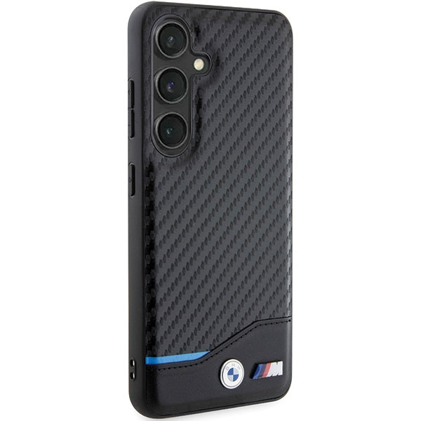 BMW Samsung Carbon Blue Stripe Case