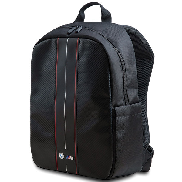 BMW Carbon Red Stripes Rucksack 16 Zoll Tasche