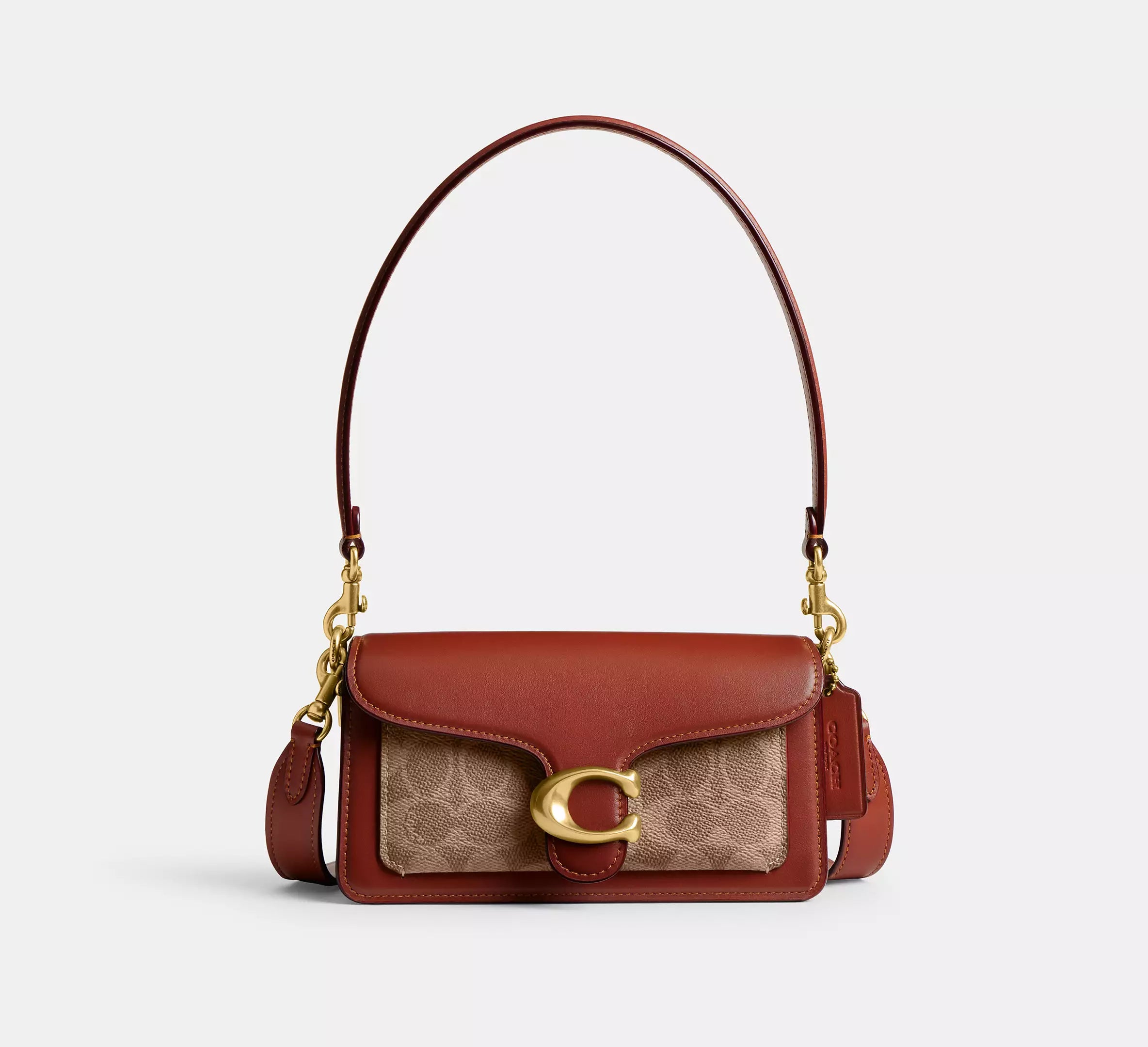 Coach Clutch Umhängetasche Rot