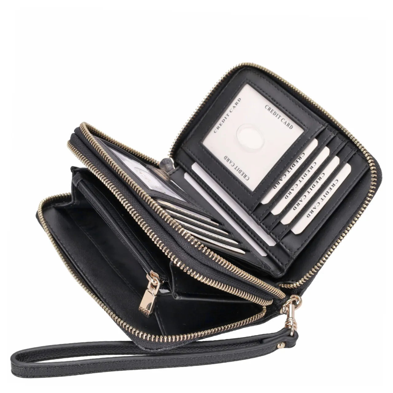 Guess Laurel SLG Medium double Zip Geldbeutel