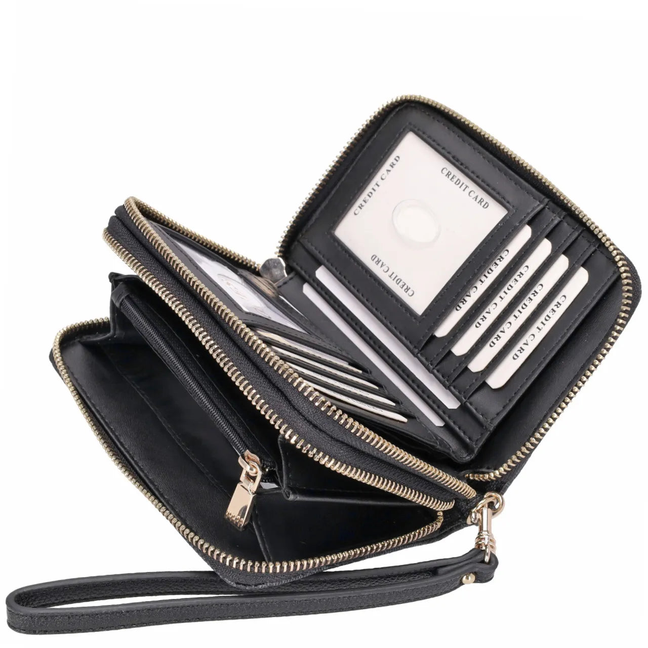 Guess Laurel SLG Medium double Zip Geldbeutel