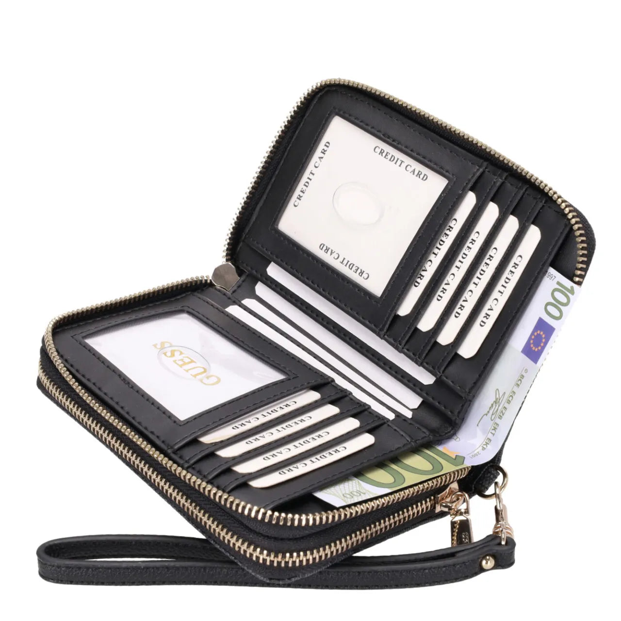 Guess Laurel SLG Medium double Zip Geldbeutel