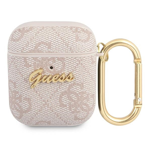 Guess AirPods 1 & 2 - Script Metal Case