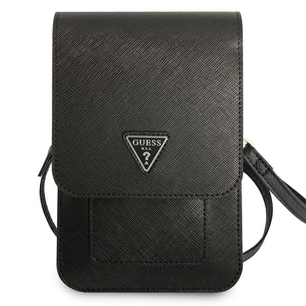 Guess Saffiano Triangle Umhängetasche Handytasche