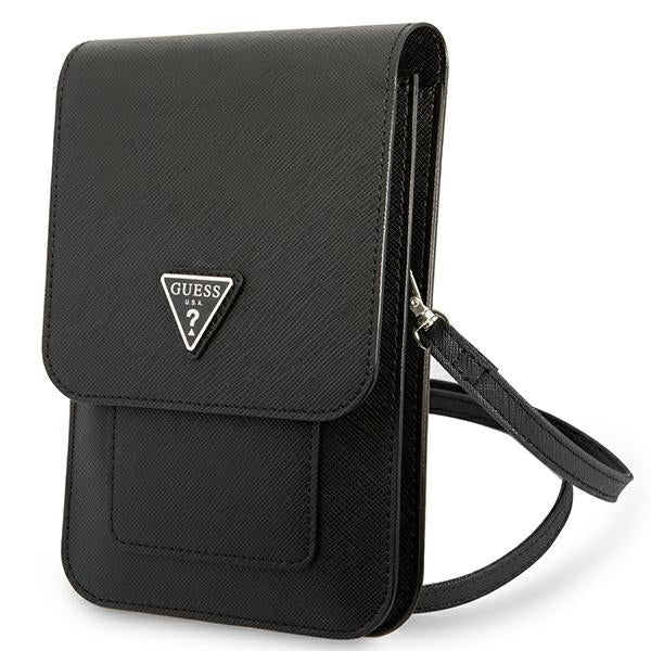 Guess Saffiano Triangle Umhängetasche Handytasche