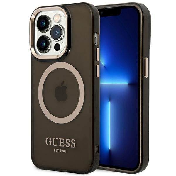 Guess Gold Outline MagSafe Case inkl. MagSafe Powerbank 5000mAh