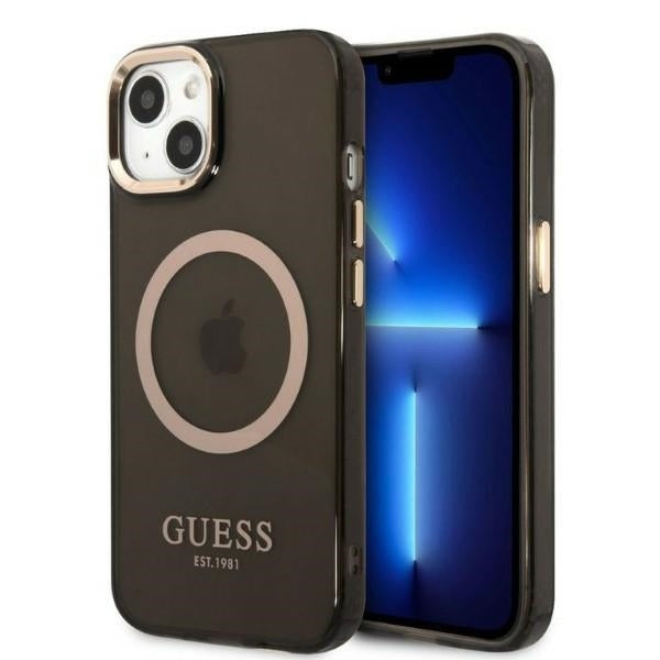 Guess Gold Outline MagSafe Case inkl. MagSafe Powerbank 5000mAh