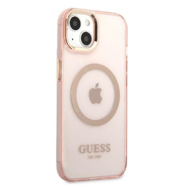 Guess Gold Outline MagSafe Case inkl. MagSafe Powerbank 5000mAh