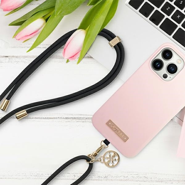 Guess Handykette Abnehmbarer Crossbody-Gurt Pink