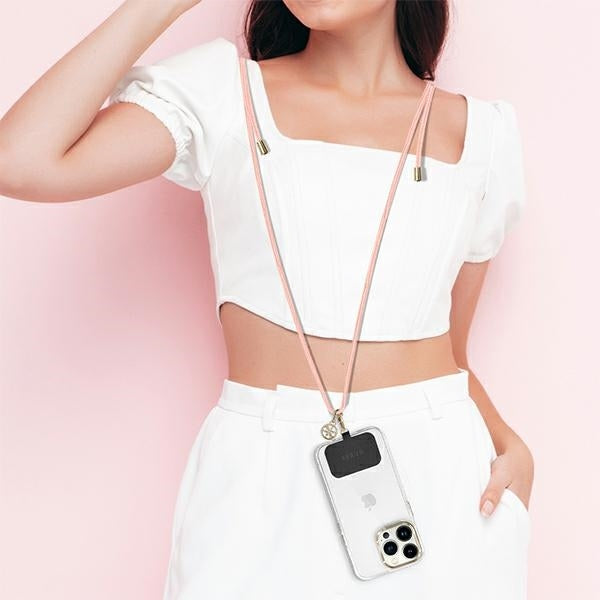 Guess Handykette Abnehmbarer Crossbody-Gurt Pink